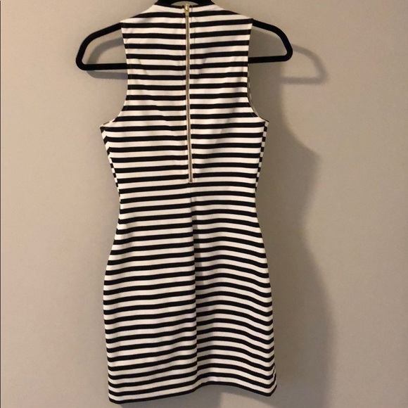 Express Cut Out Dress w/ Gold Zipper - Picture 2 of 4